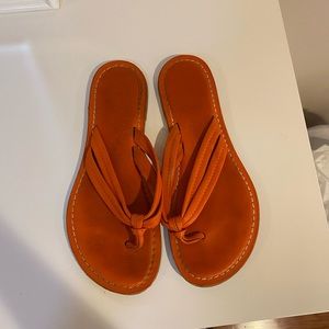 Orange Bernardo Sandals - Size 10